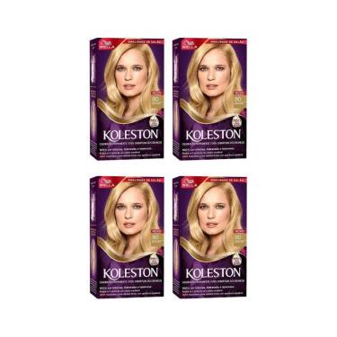Imagem de Coloraçao Koleston 80 Louro Claro-Kit C/4Un