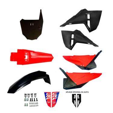 Imagem de Kit Plástico Amx F25 Crf 230 C/ Number Plate Trilha Motocross