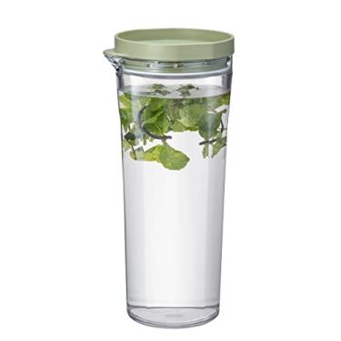 Imagem de HARIO FPJ-11-SG panela de freezer, JUSIO, capacidade prática: 1.100 ml, branca, tritan, resistente a estilhaços, pode ser lavada em água quente e lava-louças, garrafa de água fria, feita no Japão