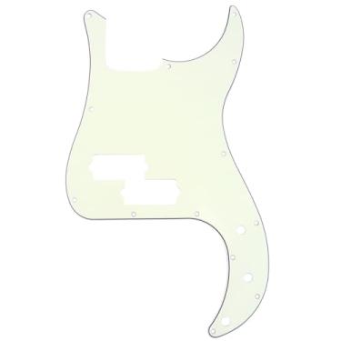 Imagem de Musiclily 13 Furos Escudo Baixo Pickguard para Fender EUA/Mexicana Standard Precision Bass 4 Cordas, 3 Camadas Marfim