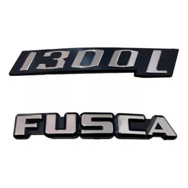 Imagem de Emblema Letreiro Fusca+1300l 1983 84 85 86 A 1990 Curvo