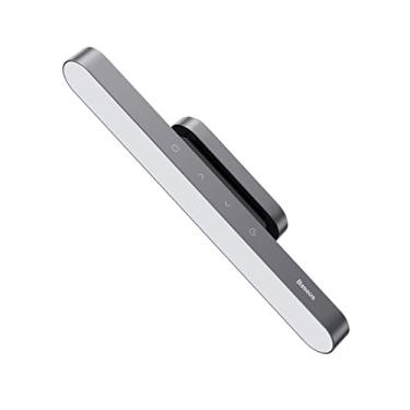 Imagem de Luminária de mesa de LED Baseus, luzes magnéticas para armário, a bateria, regulável, sem fio, com controle de toque, recarregável, para escritório, home office, cozinha