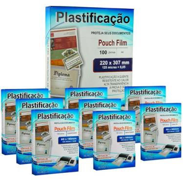 Imagem de Polaseal 0,05 - Kit 900un 200 Crachá + 300 CPF + 300 RG + 100 A4 - Mar