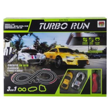 Imagem de Auto Pista Infantil Turbo Run Circuito Divertido DmToys - DM Toys