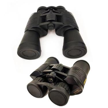 Imagem de Binoculos Profissional 20x50 Objetiva Bak4 Zoom Ajustavel Foco UV Visa