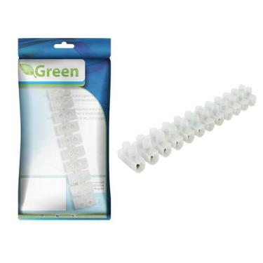 Imagem de 10 Peças - Conector Barra Sindal 12 Posições 16mm - 30 amp - GREEN
