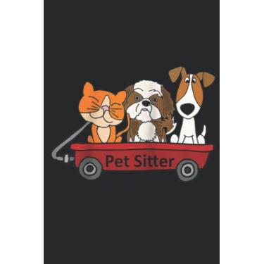 Imagem de SmileGraphicpetsa Funny Cat Schnauzer and terrier Pet Sitter Raglan Baseball Meme: Lined Journal Notebook To Do Schedule, Medium 6x9 Inches, 110 Pages, Printed Cover