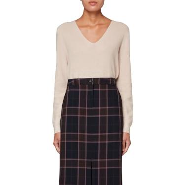 Imagem de Paul Smith Saia lápis xadrez feminina, Preto, 40 Regular