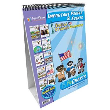 Imagem de NewPath Learning 35-0023 Pessoas e Eventos Importantes - Conjunto Flip Chart Domínio Curricular de Estudos Sociais, Idade 3 a 7 anos, Inglês