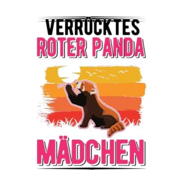 Imagem de Roter Panda Tagesplaner: Verrücktes Roter Panda Mädchen/Kalender 2022 / Wochenplaner Tagesplaner Planer/Planungsbuch To-Do-Liste / 6x9 Zoll / 100 ausfüllbare Seiten