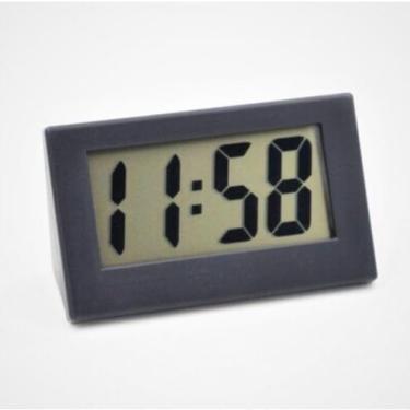 Imagem de Relógio Digital De Mesa Portátil Escritório(Relogio Preto)