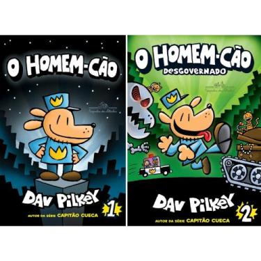 Imagem de Kit O Homem-cão 1 E 2 - Dav Pilkey - Cia das letrinhas