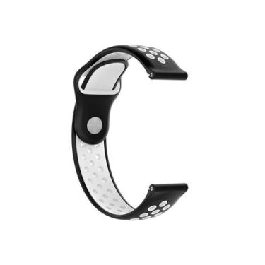 Imagem de Pulseira para Colmi i10 - Silicone Sport 22mm - Estilo no Pulso, Preto