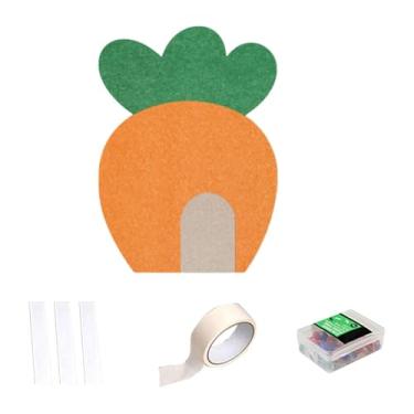 Imagem de Ioensy Boletim Fellow Board Board espessado espessado resistente a arranhões Decorativa Mensagem de foto do quarto cafeteria de quarto para sala de jantar, Rabanete