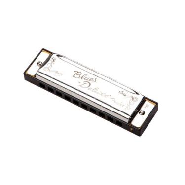 Imagem de Gaita Fender Blues Deluxe Harmonica F Com Estojo