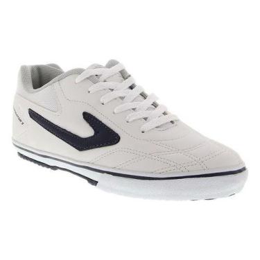 Imagem de Chuteira De Futsal Topper Dominator 3 Infantil/juvenil, Branco, 36 BR