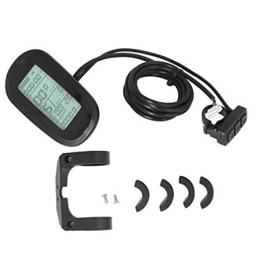 Imagem de Medidor LCD de bicicleta Painel de bicicleta elétrica multifuncional com exibição de dados de energia da bateria Exibição prática para bicicletas elétricas Scooters ABS LIGOLA DE