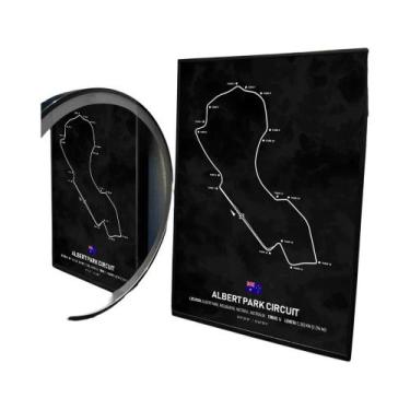 Imagem de F1 Temporada Corrida Circuito Pista Textura Auto-adesivo À Prova Dwate