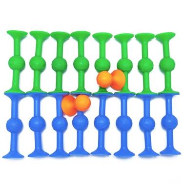 Imagem de 18pcs of Suction Cup Darts, A Set of Games with Strong Suction Power, Made of Silicone Material. Suitable for Board Games, Family Games, and Perfect for Enjoying with Friends and Family