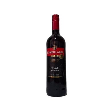 Imagem de Vinho campo largo de mesa tinto suave garrafa vidro 750ml
