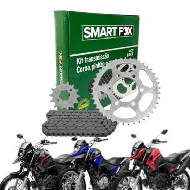 Imagem de Kit relaçao Transmissao Xtz Crosser 150 2014 2016 2018 2020 2022 2025 Smart Fox