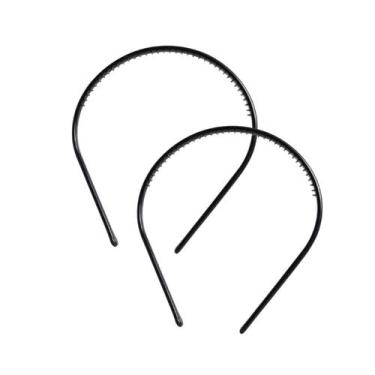 Imagem de Kit 12 Tiaras Arco c/ Dentinhos Masculino/ Feminino Plástico - Genéric