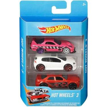 Imagem de K5904 hot wheels die cast basics pacote 3 carros - MATTEL