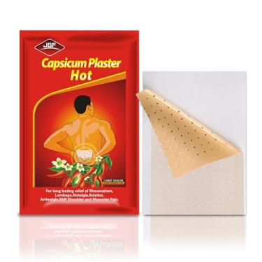 Imagem de KONGDY 30 Adesivos De Capsaicina, 11,5 Cm X 18,3 Cm, Adesivo Pimenta Picante