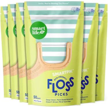 Imagem de Palitos de fio dental biodegradáveis* SmartLifeCo  fio dental ecológic