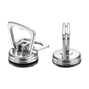 Imagem de PATIKIL Ventosa de tela de 2 peças, espessamento de ventosa de reparo de tela de 2,4 polegadas, prata