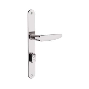 Imagem de Fechadura Perfil Estreito 529/11250 Externa Espelho Cromado 28mm 3F