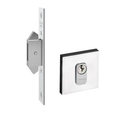 Imagem de Fechadura Trava de Correr Externa Aço Inox Polido RQ2 IXP Pado