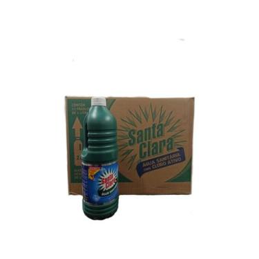 Imagem de Água Sanitária Santa Clara - Caixa com 12 frasco de 1 L