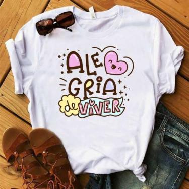 Imagem de Blusa T-shirt Camiseta Feminina Estampada -Gospel- Várias Estampas 05 