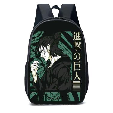 Imagem de Mochila Escolar Infanto Juvenil Anime Attck on Titan Eren Novidades 0487-Unissex
