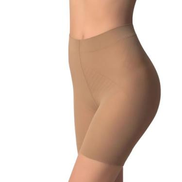 Imagem de Short modelador selene slim com elastano levanta bumbum , Pó de arroz,