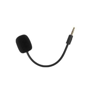 Imagem de Microfone de substituição para jogos, microfone boom removível de 3,5 mm, compatível com fones de ouvido Razer Barracuda X para PS4, PS5, Xbox One PC (6 polegadas)