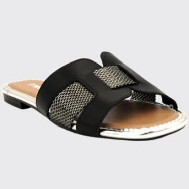 Imagem de Tamanco Feminino Rasteira Slide Tresse Moleca 5435.553.29850-Feminino