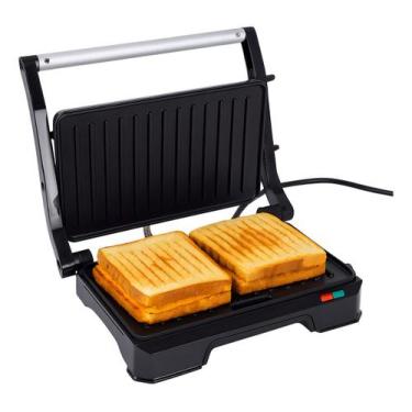 Imagem de Chapa Grill Smart 850w Inox Mimo Style 180º