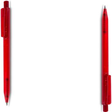 Imagem de Caneta Esferográfica Retrátil com Grip, Escrita Azul, Plástico, Kit com 1 e 2 Unidades (Vermelho 2)