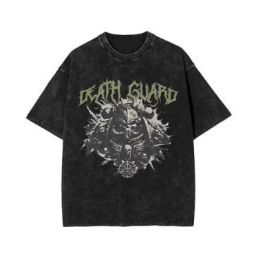 Imagem de Camiseta Masculina Com Padrão Clássico Ultramarines Titus Warhammer 40