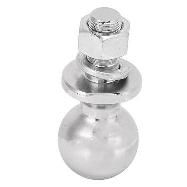 Imagem de Generic Bola de Engate de Porca Sextavada Cromada, 1-7/8 Polegadas, Forte, Durável, Reboque, 2000lbs para Atv, Utv, Trator de Gramado, Aço Cromado para Atv e Tratores de Gramado