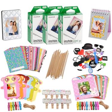 Imagem de Fujifilm O kit de acessórios para câmera Instax Mini 8 inclui: Folhas de filme instantâneo Fuji Premium com mais de 60 peças, pacote para Fujifilm Instax Mini 8 filmes (60 folhas)