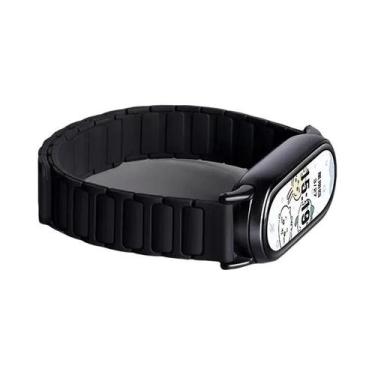 Imagem de Pulseira Magnética De Silicone Em Duas Cores Para Xiaomi Mi Band 8 9, 