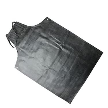 Imagem de SALALIS Avental de Trabalho Resistente a ácidos à Prova D'água para Tingimento de Impressão - Ideal para Trabalhadores de Aquicultura - Borracha Natural + Material de Algodão