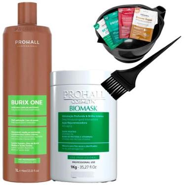 Imagem de Kit Reestruturação Burix One 1L e Máscara Biomask 1k ProHall