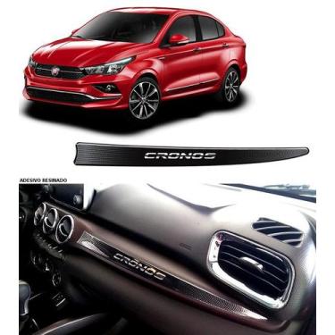 Imagem de Adesivo Emblema Para Painel Fiat Cronos Resinado Decorativo - SPORTINO