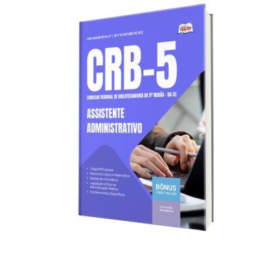 Imagem de Apostila CRB-5-BA/SE - Assistente Administrativo - Apostilas Opção