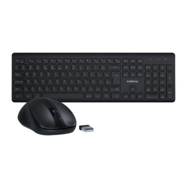 Imagem de Kit Teclado e Mouse Sem Fio Intelbras, click silencioso, CSI50 Preto
