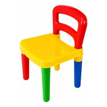 Imagem de Cadeira Infantil Colorida Adicional Para Mesa Didática Poliplac